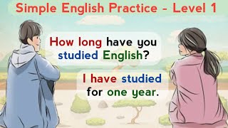 English Speaking Practice For Beginners  Learn English [upl. by Finnegan]