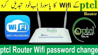 How to change PTCL Router Wifi Password [upl. by Sices]