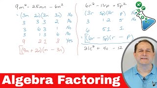 Learn Factoring Trinomials in Algebra in 12 Minutes [upl. by Darbee]