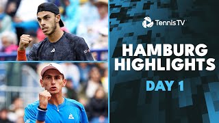 Cerundolo Plays Comesana Arnaldi Altmaier amp Marterer Feature  Hamburg 2024 Day 1 Highlights [upl. by Amhser]