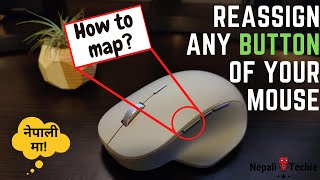 How to map any button of your mouse  Easy Gaming  Nepali Tech Video [upl. by Nyltak34]