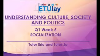 Socialization  Understanding Culture Society and Politics  Quarter 1 Week 5 [upl. by Georgi3]