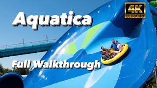 Aquatica  Orlando Florida  Complete Walkthrough 2024 [upl. by Clarinda]