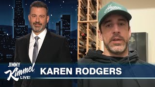 Jimmy Kimmel Reacts to Aaron Rodgers Comments amp Donald Trump Wants a Giant Dome to Protect the US [upl. by Sholley480]