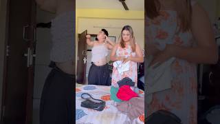 Wife ka Dress Husband pehle liya 👗😂🤣 Husband Wife Comedy Video shorts viralshort comedy funny [upl. by Enelloc130]