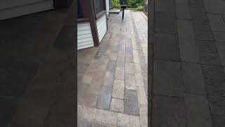 A GAME CHANGER Sealer dries in 5 minutes SureBrickSealers brick sealer paver patio driveway [upl. by Erfert]