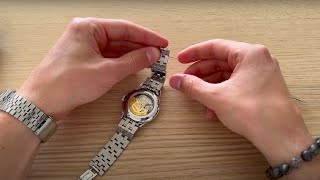 Comment AJUSTER son bracelet de Montre avec MAILLON [upl. by Aromat439]