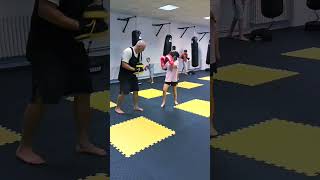 Pad work Kids • Robota na lapoch Deti HAN Fight Club Bratislava muaythaikids kickboxing [upl. by Ysset]