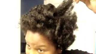 12 Natural Hair Roller set FAILED [upl. by Ryley]