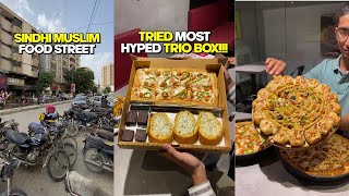 Karachi Most Famous TRIO BOX in just Rs 1099 only Ft Pizza Nation🔥 Ao SMCHS Chalain😎 [upl. by Noll]