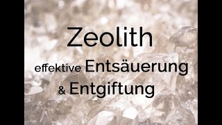 ZeolithKlinoptilolith  effektive Entsäuerung amp Entgiftung DrMichael Vogt amp Walter Häge [upl. by Enyt787]