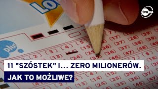 11 quotszóstekquot w Lotto  cud czy kaprys losu Matematyk wyjaśnia to sprawka rozkładu Poissona TVN24 [upl. by Crooks]