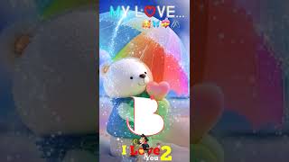 🌹B 🌹letter name stetus trending name art video whatsapp stetus love stetus 🥰😍😘❤️‍🩹❤️💞❣️💗 [upl. by Hewitt]