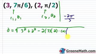 How to Find the Distance Between Polar Points [upl. by Den]