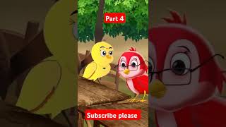 Part4 Kalu ka juice centre cartoon birds animation jungle cartooncastle [upl. by Jabon]