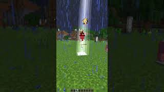 Minecraft Channeling Enchantment 🔱Keep Up shorts [upl. by Eeznyl]