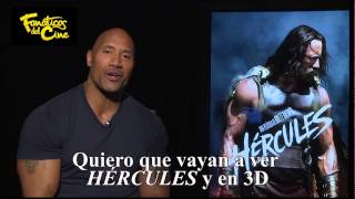 Dwayne Johnson invita a ver Hércules [upl. by Llerad]