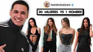 20 CHICAS VS 1 HOMBRE  LEANDRO LOAIZA [upl. by Avie]