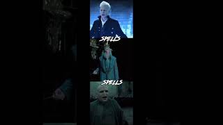 Gellert Grindelwald vs Albus Dumbledore vs Lord Voldemort battle harrypotter edit shorts [upl. by Penney235]