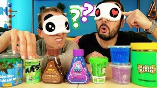 ERRATE DEN SCHLEIM  Kathi VS Kaan  WER WIRD SLIMEEXPERTE Emoji Poop Unicorn amp Puupsi Slime [upl. by Imelda429]