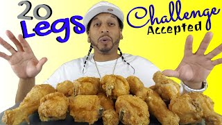 20 Chicken Leg Challenge By BLovesLife  Chicken Leg Mukbang [upl. by Perusse]