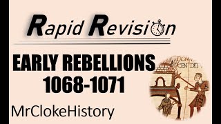 GCSE History Rapid Revision Early Rebellions 10681071 [upl. by Anyrb]