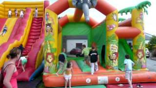 AQUA DOME TRALEE CO KERRY IRELAND  BOUNCY CASTLE [upl. by Grantham733]