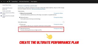 How to create the Ultimate Performance power plan on Windows 10 [upl. by Issi]