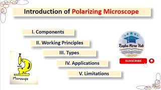 Introduction of Polarizing microscope polarizedmicroscopemicrobiologylecture [upl. by Knoll]