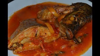 Tomato sauce with fresh fish [upl. by Kaylee]