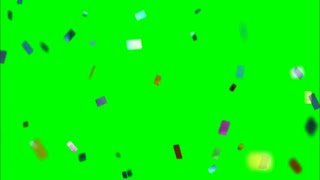 Green Screen Confetti [upl. by Cordula]