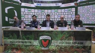 Pressekonferenz Füchse Berlin vs TBV Lemgo [upl. by Innob]