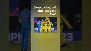 Ind lost CWC in final for 1 year 🥺😔 sad song cwcfinal worldcupxi cricketworldcupfinal chirag [upl. by Llewop]