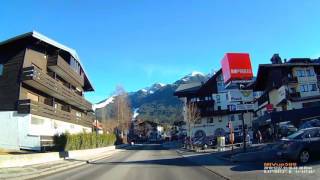 A Gemeinde Seefeld in Tirol Bezirk InnsbruckLand Ortsdurchfahrt Dezember 2016 [upl. by Llenahc597]