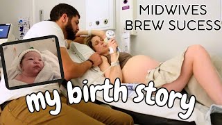 MIDWIVES BREW LABOUR INDUCTION WORKED  sixth child positive birth story [upl. by Yednil]