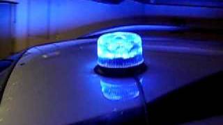 Gyroled® Blue New Police Emergency Light wwwPoliceOnech [upl. by Longan]