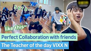 The Teacher of the day VIXX Ns Dance Lesson🤩 [upl. by Asiled]