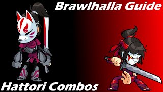 Brawlhalla Guide  Easy Hattori Combos [upl. by Alial]