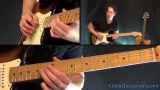 The Beatles  While My Guitar Gently Weeps Guitar Lesson  Solo [upl. by Swehttam]