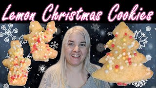 Bake lemon christmas cookies  Swiss christmas cookies Mailänderli  Lemon cookies recipe [upl. by Nosyarg]