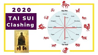 Tai Sui 2020 clashing with Rat Horse Rooster and Rabbit signs  tips for a peaceful year [upl. by Oiralih]