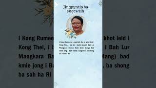 Khlad noh i Kong Rumeeta Langstieh obituary batesitv youtubeshorts [upl. by Afira]