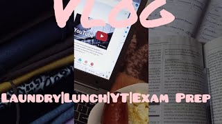 LaundryLunch🍛YT🎥Exam Prep📚 [upl. by Fredel]