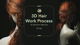 Hair study Ornatrix Work Process [upl. by Kiki]