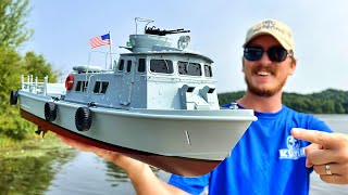 Real RC Military Patrol Boat  Pro Boat PCF Mk I 24” Swift Patrol Craft [upl. by Close490]