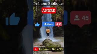 Signification du prénom biblique Andre [upl. by Yerhpmuh801]