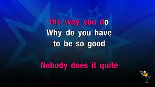 Nobody Does It Better  Carly Simon KARAOKE [upl. by Hoon]