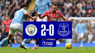 PREMIER LEAGUE HIGHLIGHTS MANCHESTER CITY 20 EVERTON [upl. by Jada]