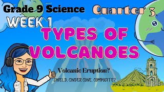 Types of Volcano and Volcanic Eruption  Grade 9 Science Quarter 3 Week 1 Lesson [upl. by Anawt]