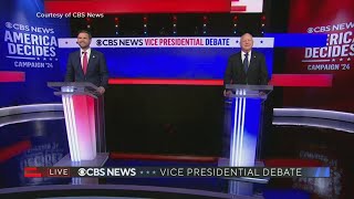 Vice President candidates campaign in swing states one day after national debate [upl. by Notyap]